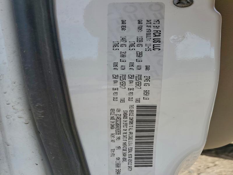 DODGE CARAVAN 2016 VIN 2C4RDGCG8GR202839