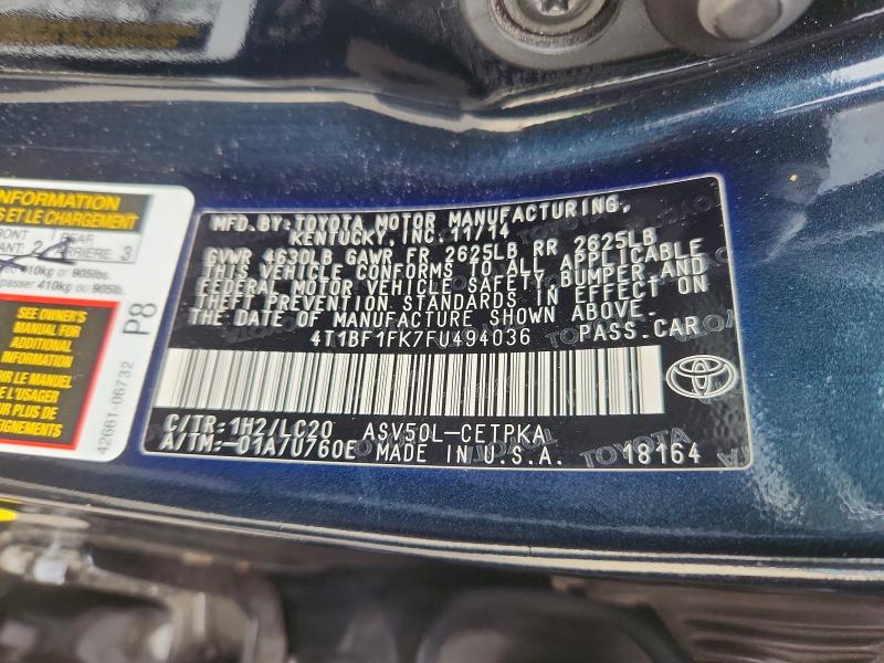 Фото 12 - TOYOTA CAMRY