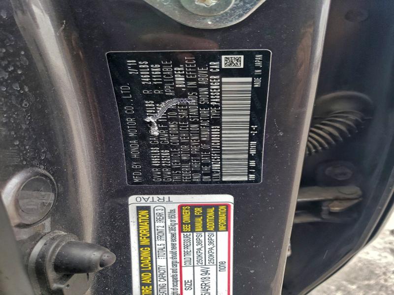 HONDA CLARITY 2018 VIN JHMZC5F17JC009093