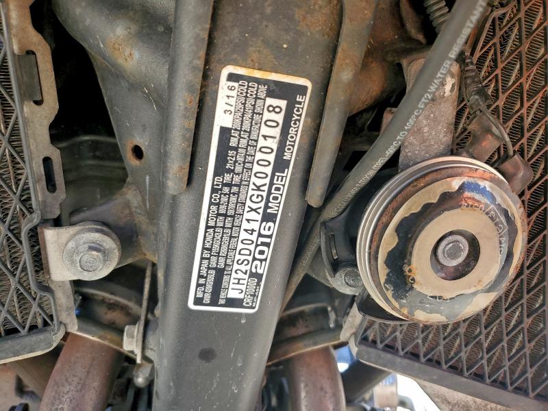 HONDA CRF CYCLE 2016