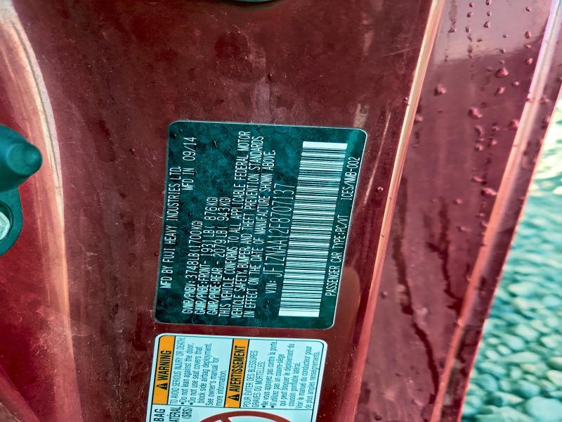 TOYOTA SCION 2015 VIN JF1ZNAA12F8707137