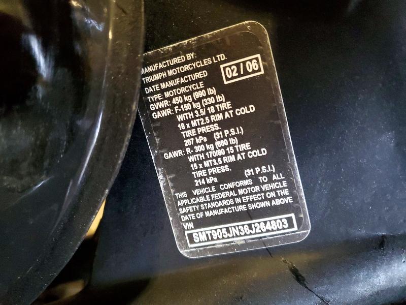 TRIUMPH BONNEVILLE 2006