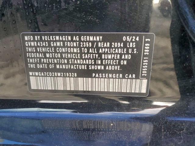 VOLKSWAGEN GTI 2024 VIN WVWGA7CD2RW219328