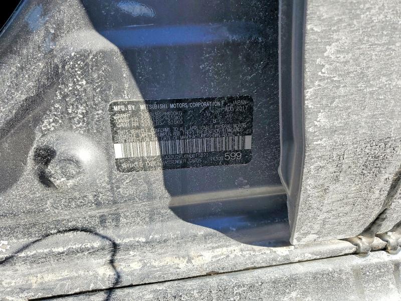 MITSUBISHI LANCER 2017 VIN JA32U2FU6HU015821