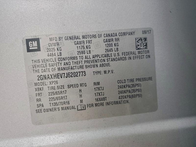 Фото 12 - CHEVROLET EQUINOX