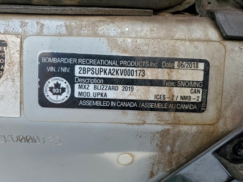 SKI-DOO SNOWMOBILE 2019