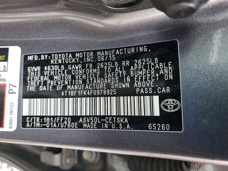 Фото 11 - TOYOTA CAMRY