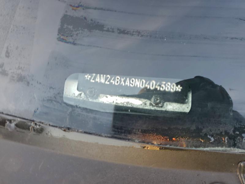 MASERATI MC20 2022 VIN ZAM24BXA9N0404389