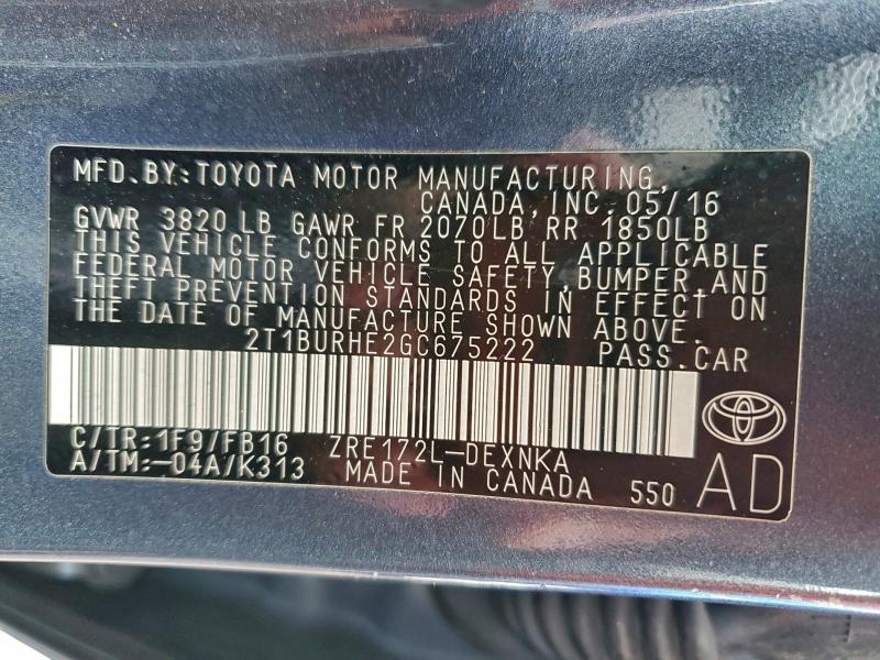 Фото 13 - TOYOTA COROLLA