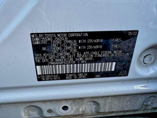 SUBARU SOLTERRA P 2023 VIN JTMABABA8PA028708