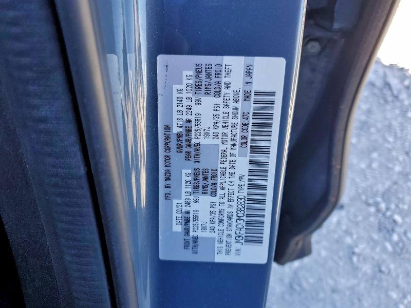 MAZDA CX-5 CARBO 2021 VIN JM3KFACY3M0382830