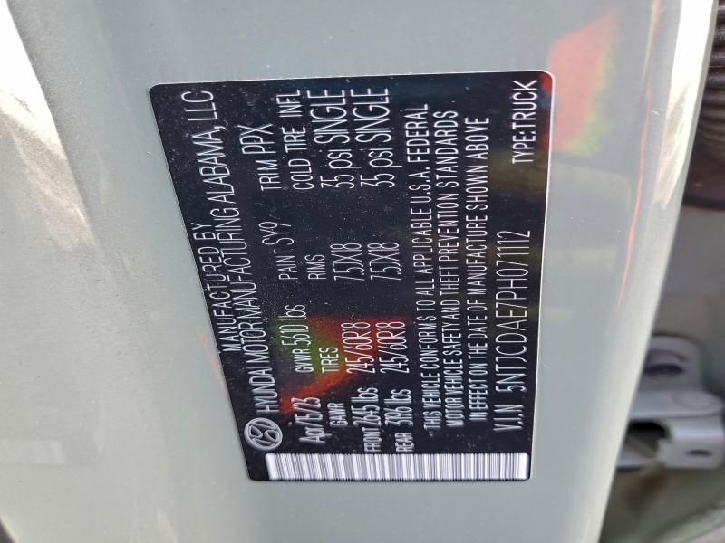 HYUNDAI SANTA CRUZ 2023 VIN 5NTJCDAE7PH071112