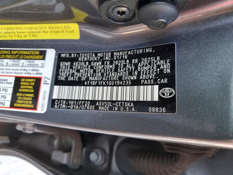 Фото 13 - TOYOTA CAMRY