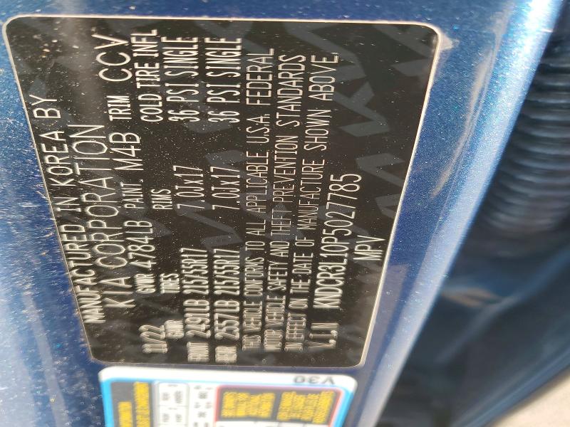 KIA NIRO WIND 2023 VIN KNDCR3L10P5027785