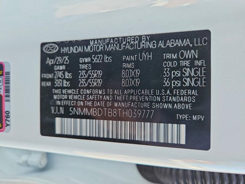 GENESIS GV70 ADVAN 2026 VIN 5NMMBDTB8TH039777