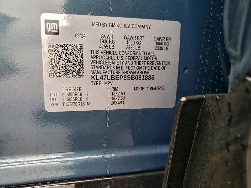 BUICK ENVISTA SP 2025 VIN KL47LBEP8SB081886