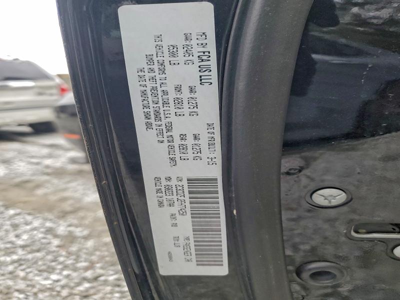 DODGE CHALLENGER 2015 VIN 2C3CDZFJ2FH774250