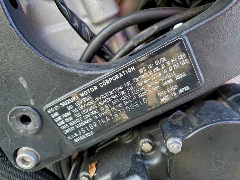 SUZUKI GSX-R750 K 2006