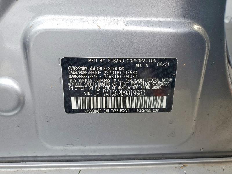 Фото 12 - SUBARU WRX