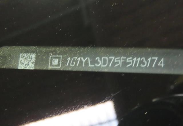 CHEVROLET CORVETTE 2015 VIN 1G1YL3D75F5113174