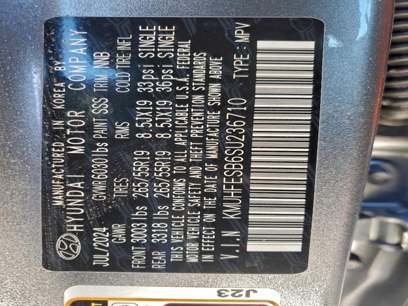 GENESIS GV80 STAND 2025 VIN KMUHFESB6SU236710