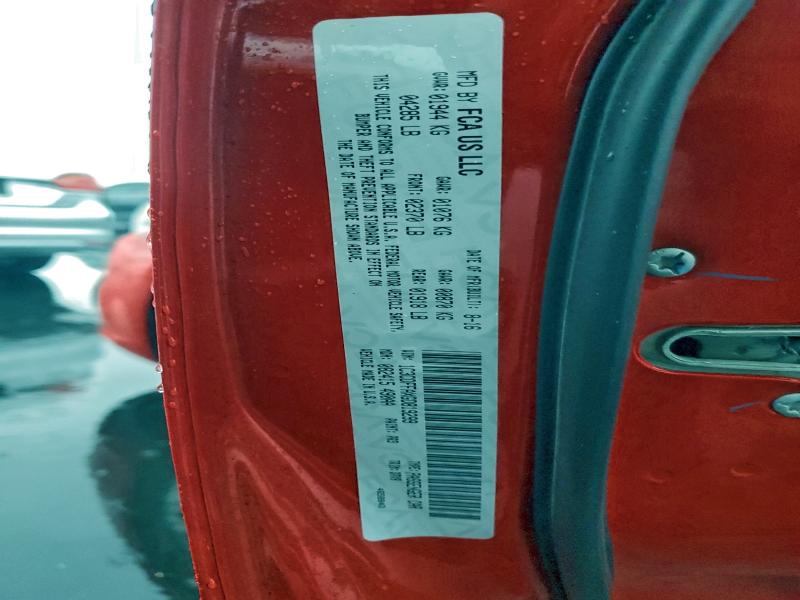 DODGE DART 2016 VIN 1C3CDFFAXGD819299