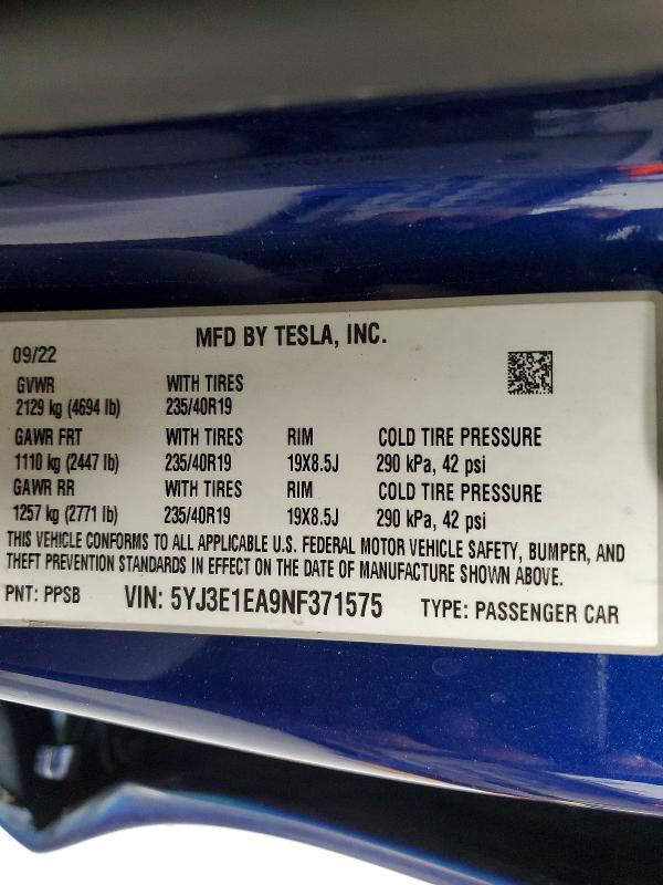 Фото 12 - TESLA MODEL 3