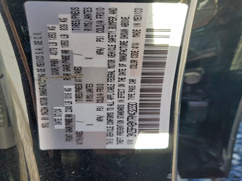 MAZDA 3 SELECT S 2024 VIN 3MZBPABM7RM432330