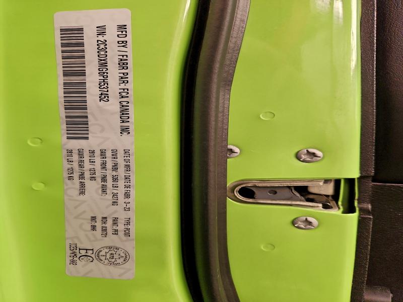 DODGE CHARGER 2023 VIN 2C3CDXMG6PH537452