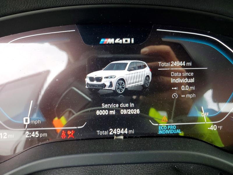BMW X3 M40I 2024 VIN 5UX83DP08R9X07684