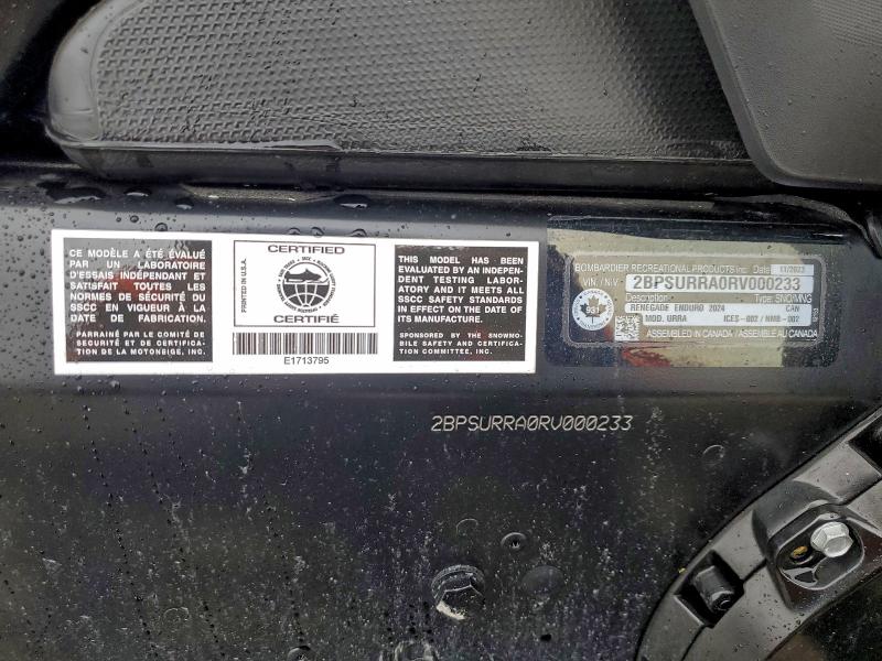 SKI-DOO SNOWMOBILE 2024