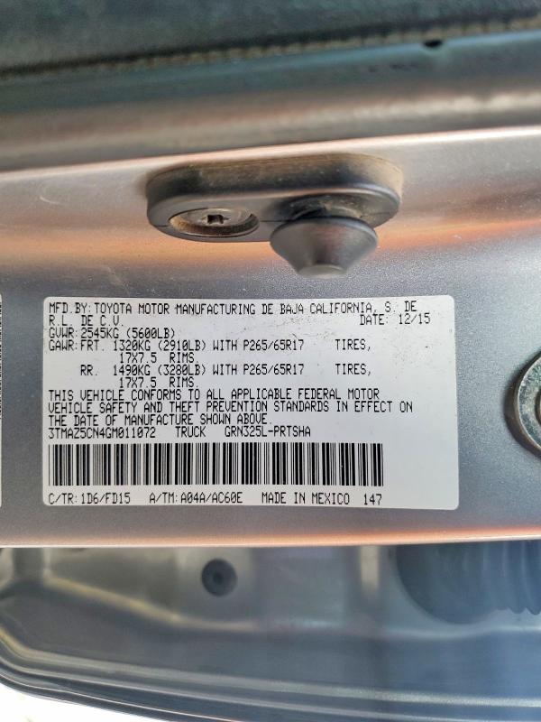 Фото 12 - TOYOTA TACOMA