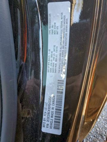 DODGE CHARGER DA 2025 VIN 2C3CDBCK9SR543354