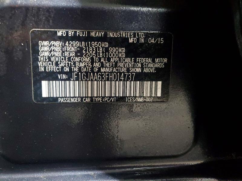 Фото 12 - SUBARU IMPREZA