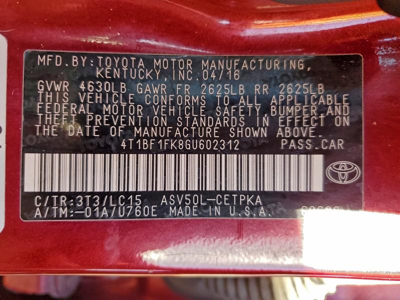 Фото 12 - TOYOTA CAMRY