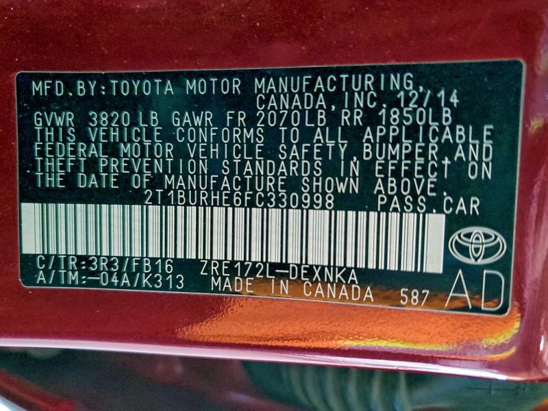 Фото 12 - TOYOTA COROLLA