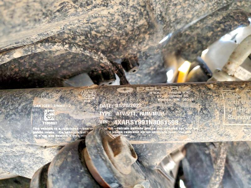 POLARIS SIDEBYSIDE 2022
