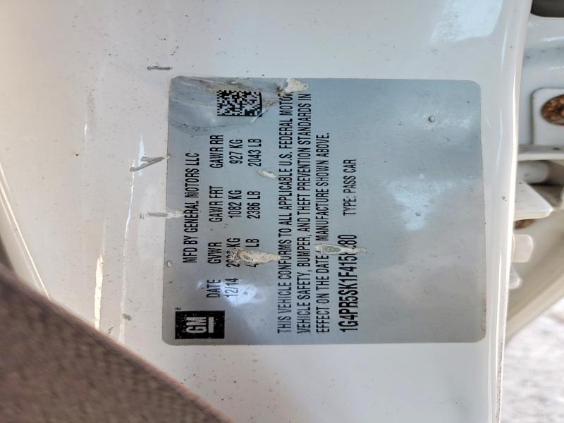 BUICK VERANO 2015 VIN 1G4PR5SK1F4158280