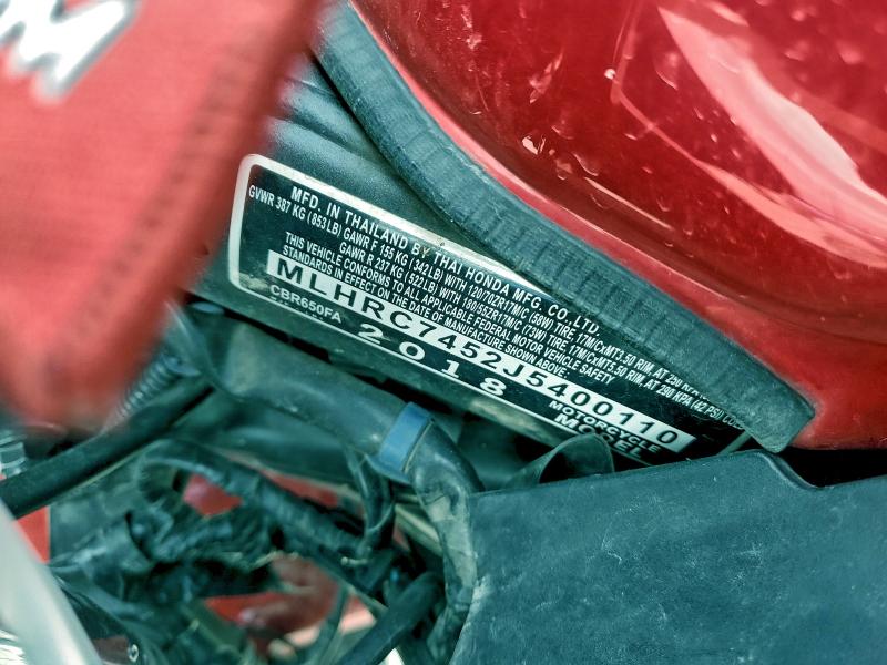 HONDA CBR CYCLE 2018