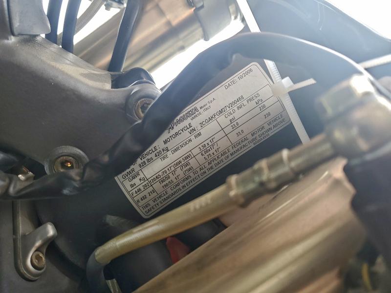 MV-AGUSTA MOTORCYCLE 2007