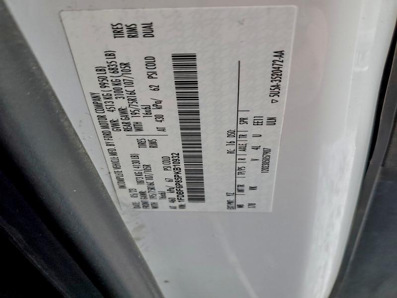 FORD TRANSIT 2023 VIN 1FDBF6P85PKB10932