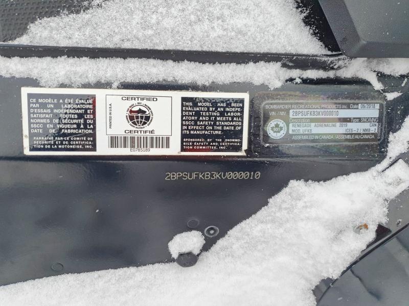 SKI-DOO SNOWMOBILE 2019