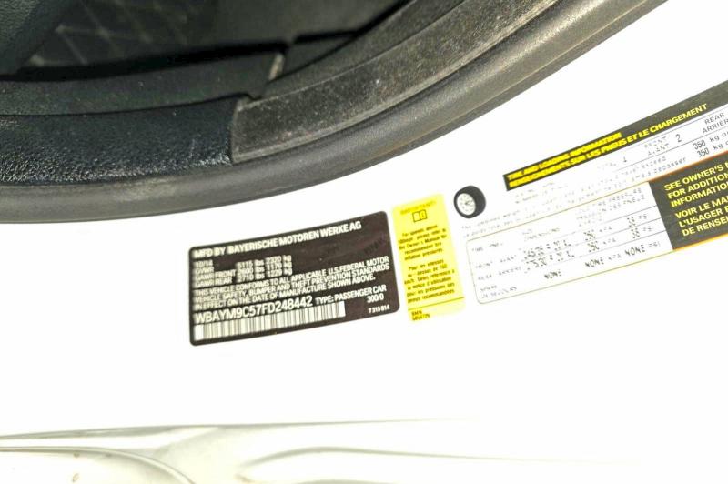 BMW 6 SERIES 2015 VIN WBAYM9C57FD248442