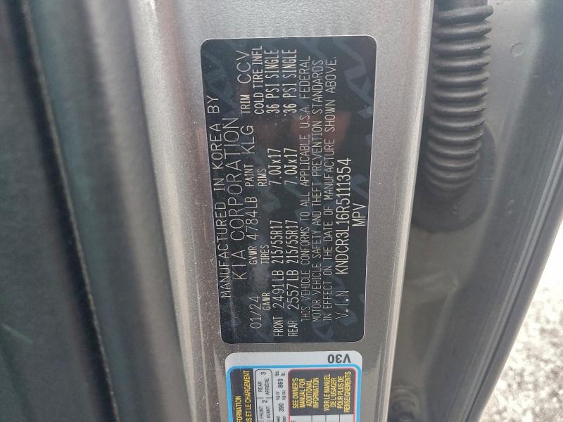 KIA NIRO WIND 2024 VIN KNDCR3L16R5111354