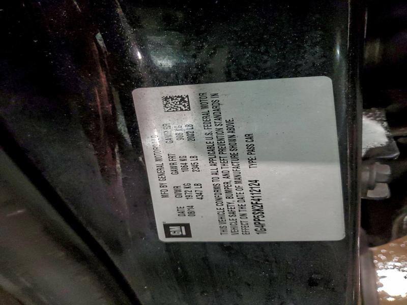 BUICK VERANO 2015 VIN 1G4PP5SK2F4112124