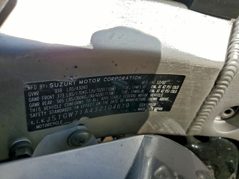 SUZUKI GSX1300 R 2003