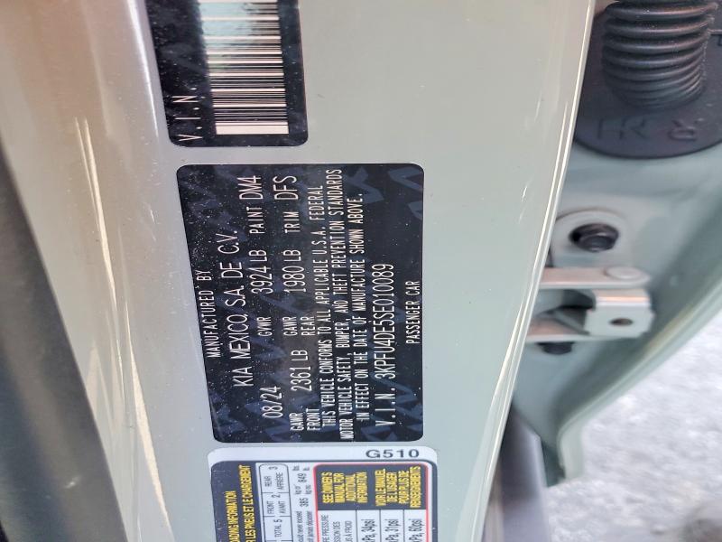 KIA K4 EX 2025 VIN 3KPFU4DE5SE010089