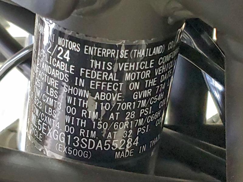 KAWASAKI NINJA 500 2025