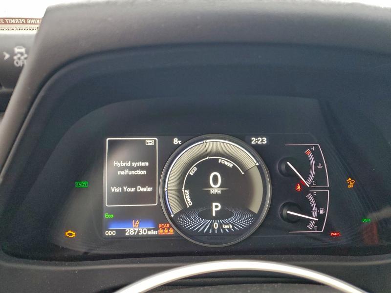 LEXUS UX 250H BA 2022 VIN JTHP9JBH9N2055716