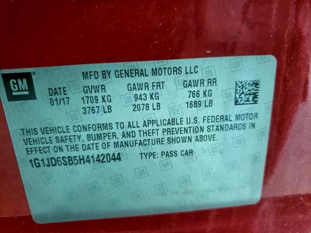 Фото 12 - CHEVROLET SONIC